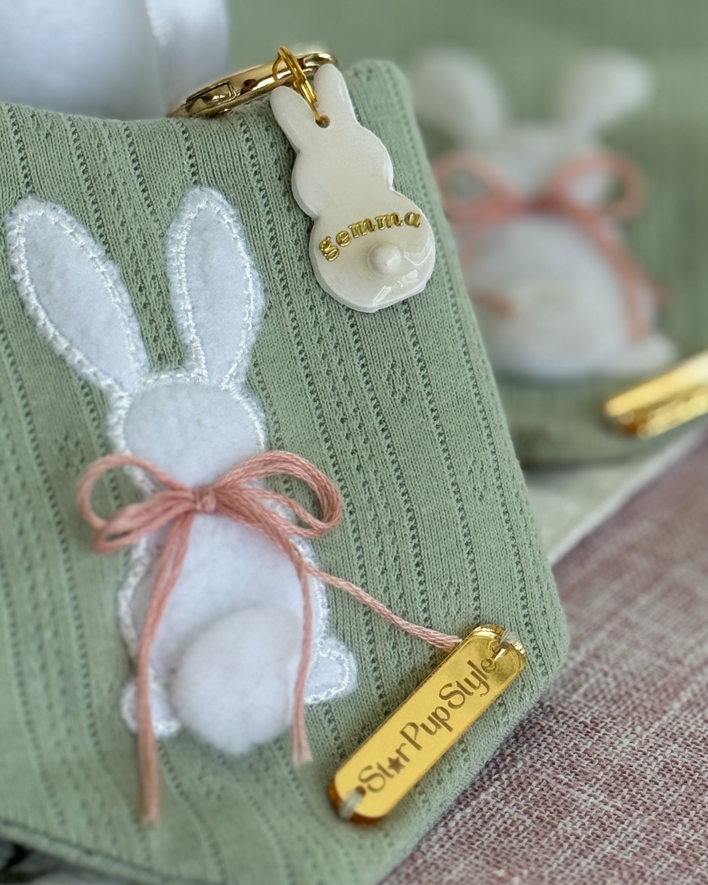 Cotton Tail Pet ID Tag