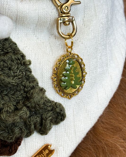 Gold Tree Pet ID Tag