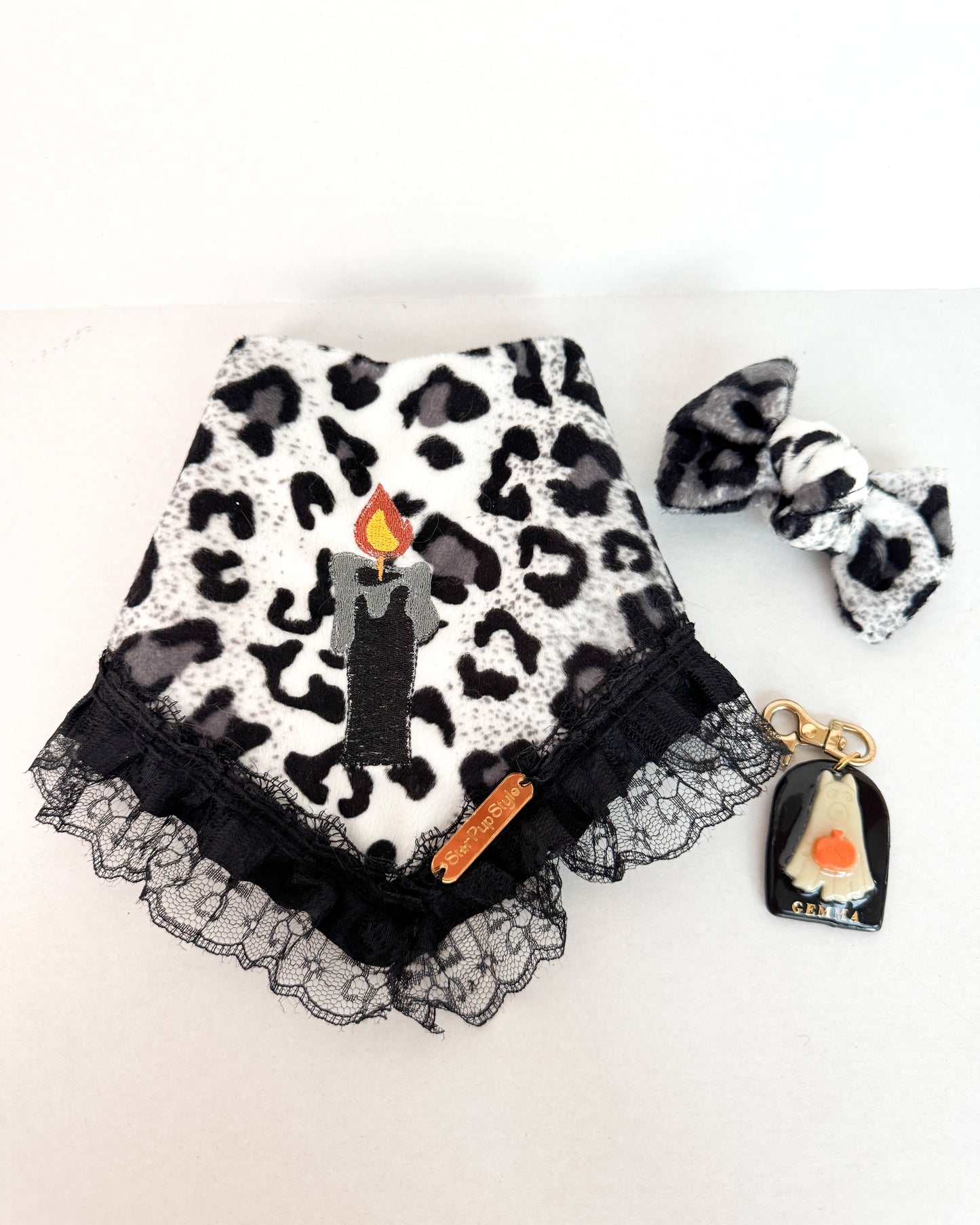 Boo - Clay Pet ID Tag