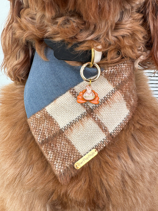 Plaid & Blue Bandana