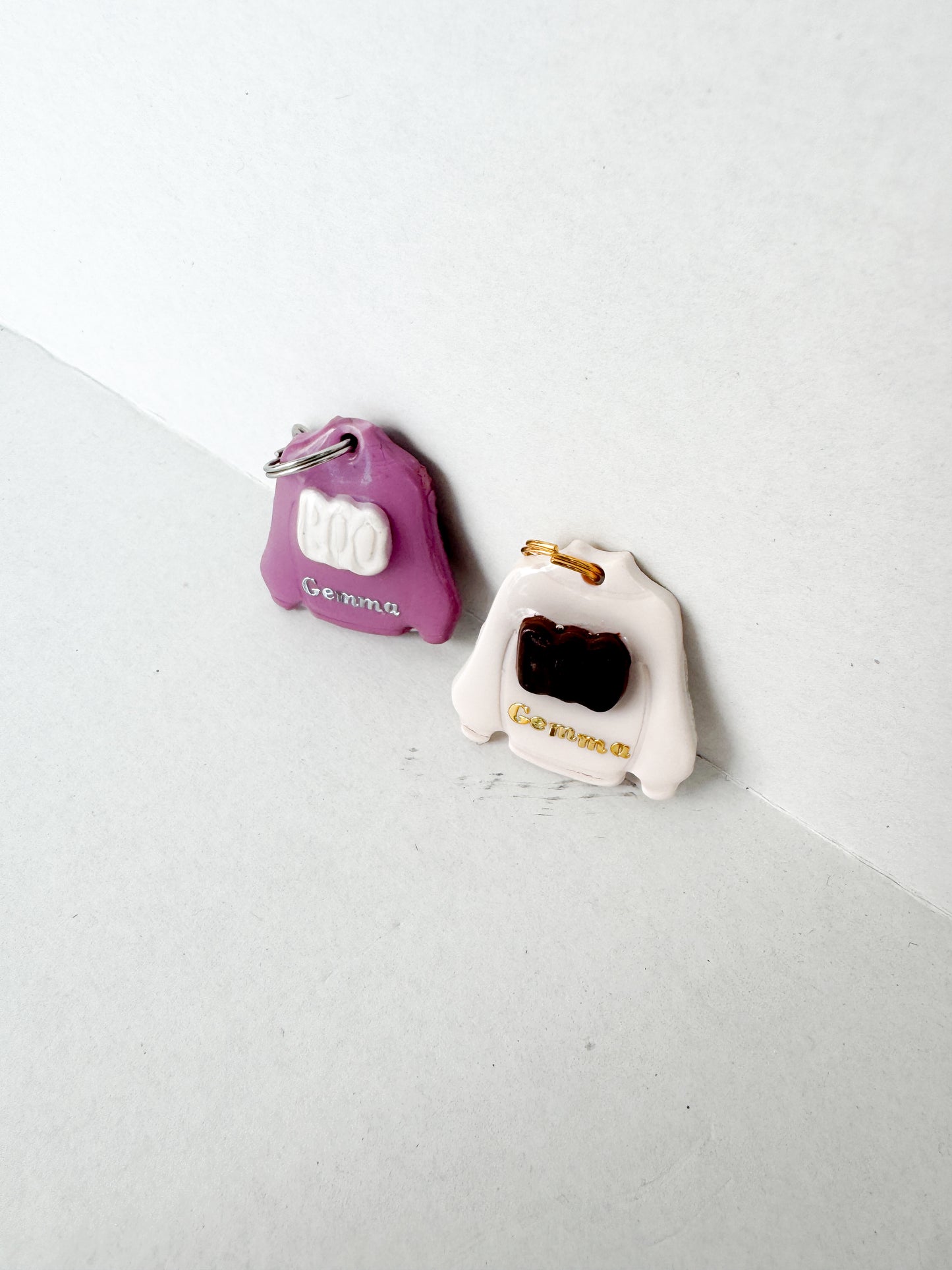Sweater Weather - Clay Pet ID Tag