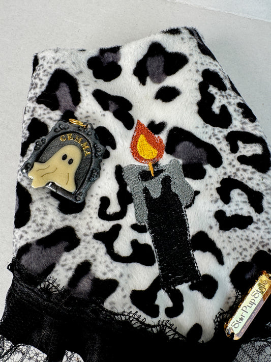 Ghoul in a Window - Clay Pet ID Tag