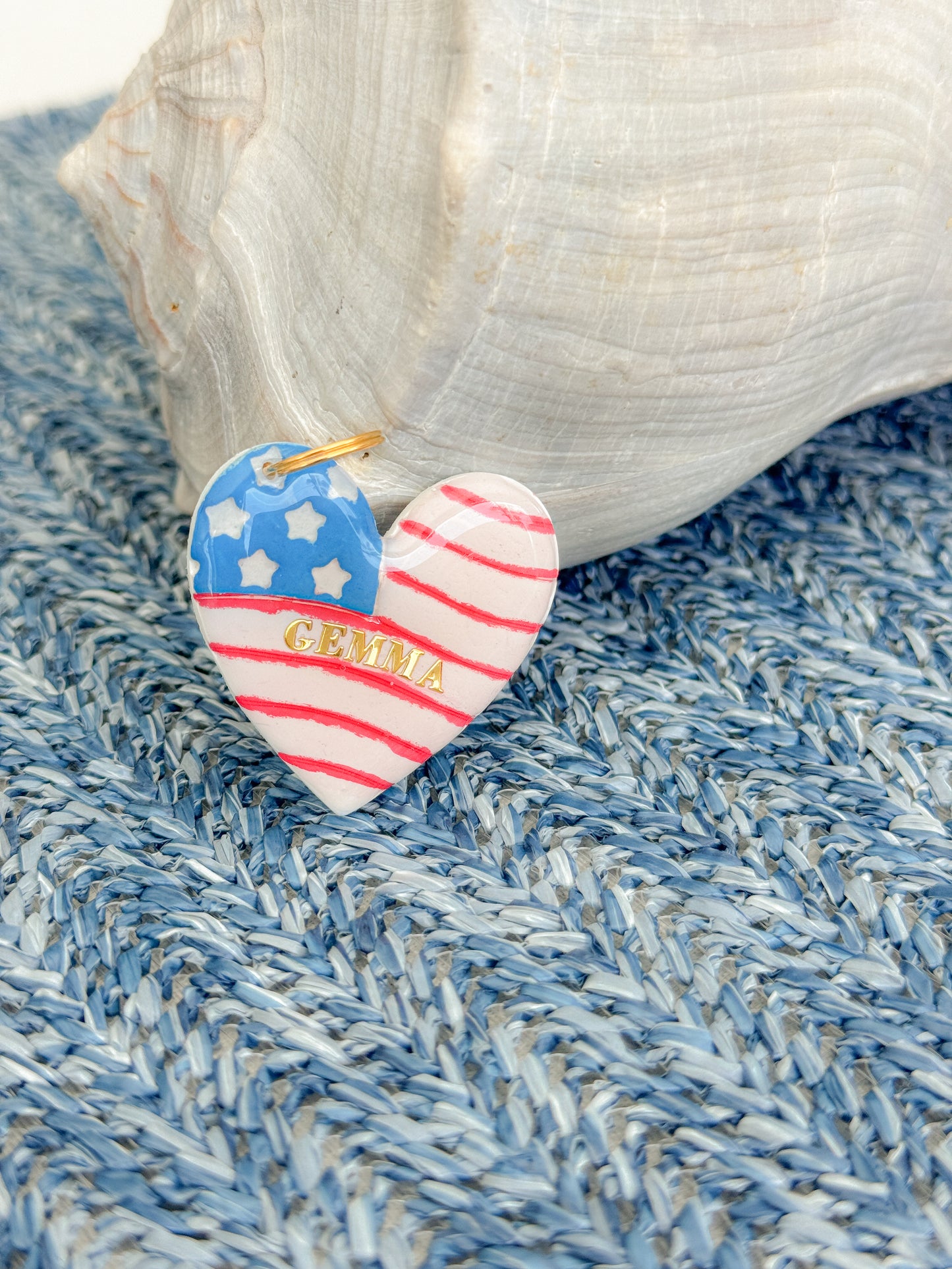 All American Heart Pet ID Tag