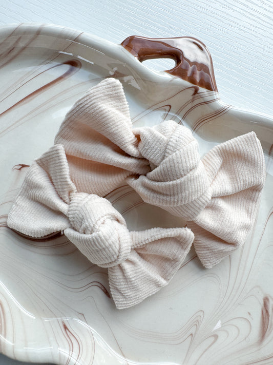 Cozy Teddy Dog Bow