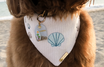 Coastal Lace Dog Bandana