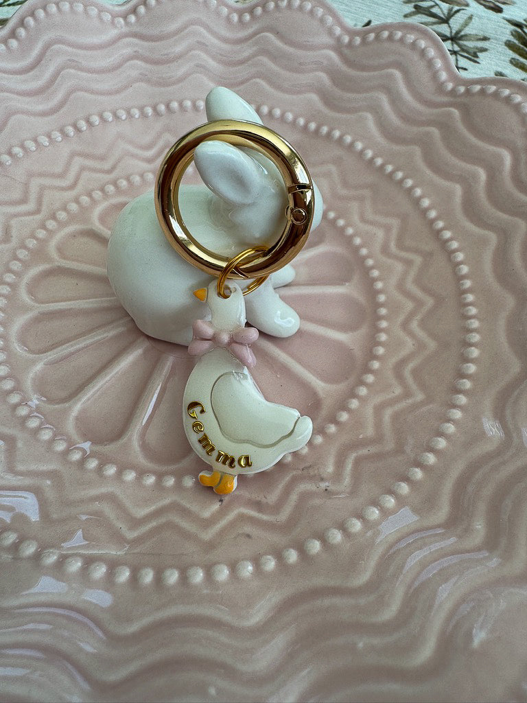 Duck in a Row Pet ID Tag