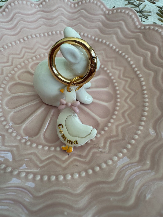 Duck in a Row Pet ID Tag