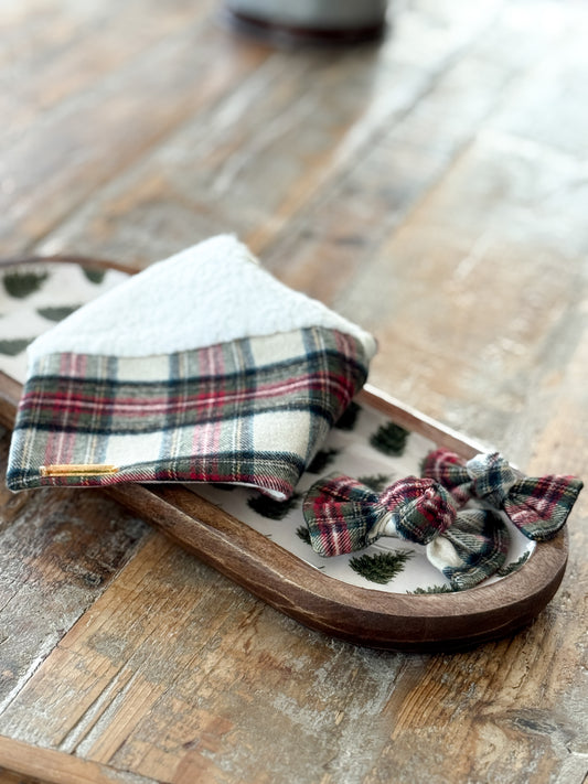 Fireside Plaid Bow