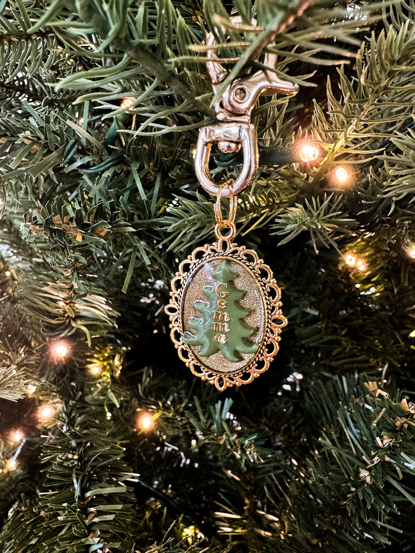 Gold Tree Pet ID Tag