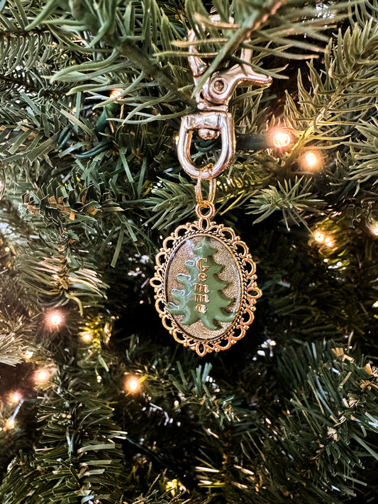 Gold Tree Pet ID Tag