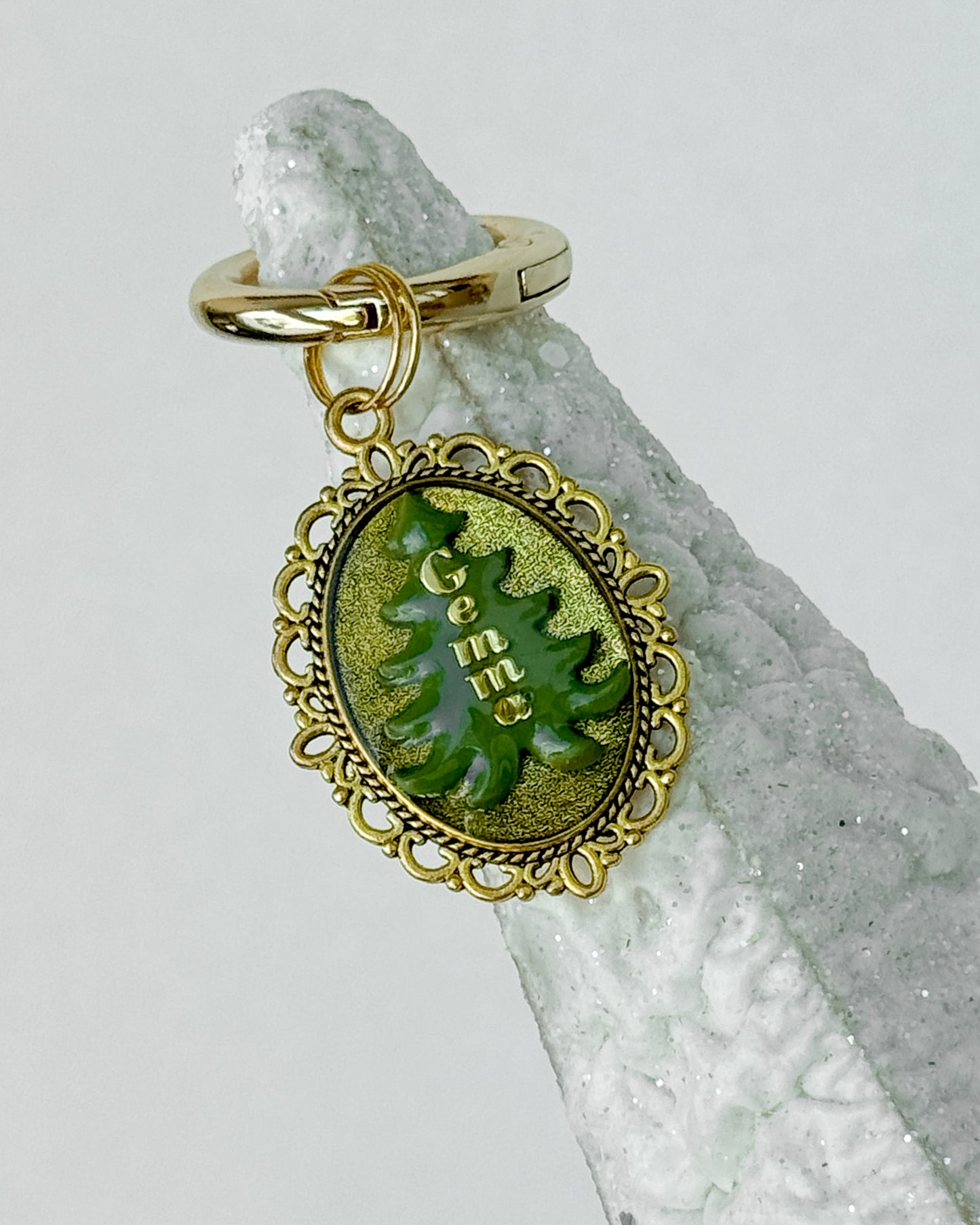 Gold Tree Pet ID Tag