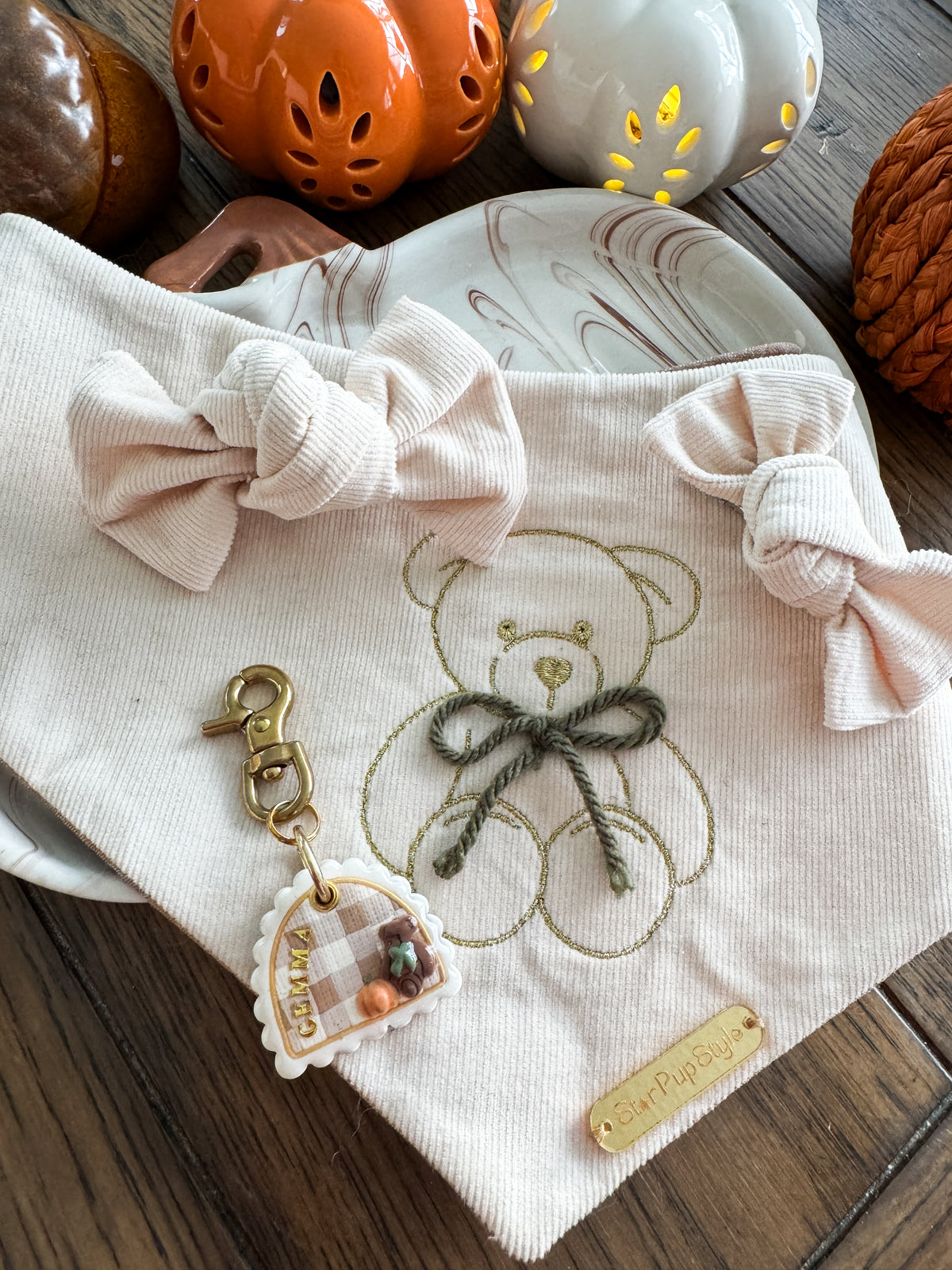 Cozy Teddy Dog Bandana