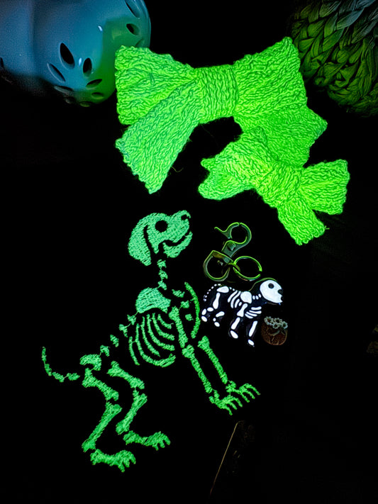 Glow Dog Bow