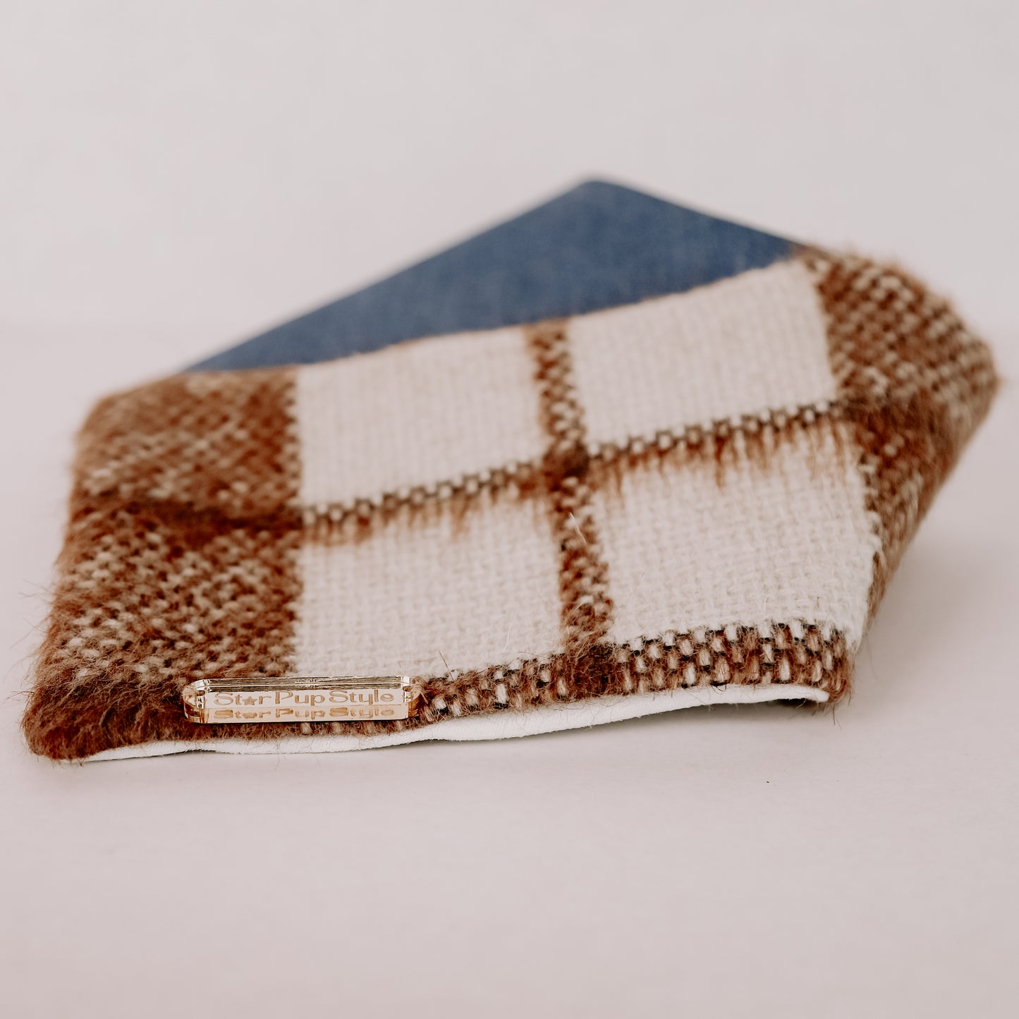 Plaid & Blue Bandana