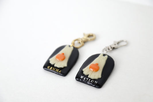 Boo - Clay Pet ID Tag