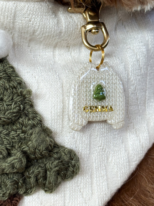 Sweater Pet ID Tag